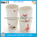 white wholesale good ceramic christmas cup